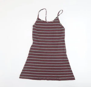 La Senza Womens Multicoloured Striped Cotton A-Line Size M Round Neck Pullover - Picture 1 of 10