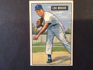 1951 Bowman #155 Lou Brissie - Cleveland Indians - Athletics