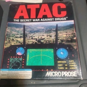 ATAC The Secret War Against Drugs PC game 3.5" Micro prose MS-DOS - Picture 1 of 13