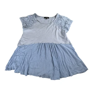 Suzanne Betro Women's Tops Short Sleeve Blue Color Size XL - Picture 1 of 2