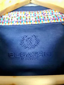 Bugatchi Uomo Polo Shirt Men's Extra Large Blue  Collared designer polo - Picture 1 of 6