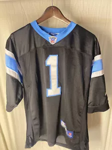 NFL Carolina Panthers #1 Cam Newton Reebok Jersey Adult Size 50 - Picture 1 of 8