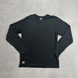 HELLY HANSEN Herren T-Shirt Gr L Regular Fit Outdoor Logo Workwear 14115 Schwarz - Bild 1 von 8
