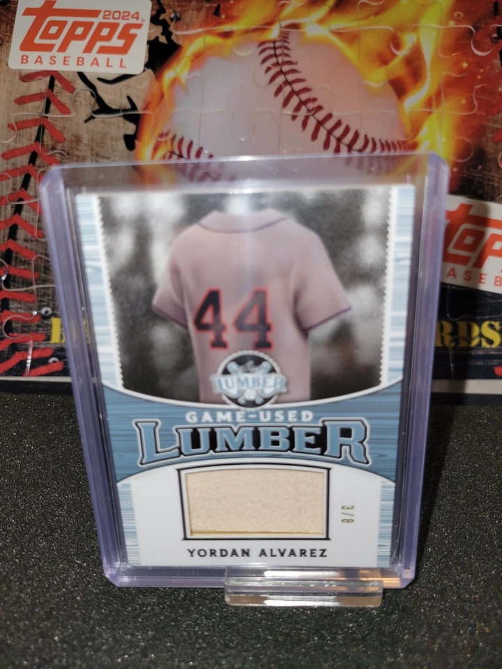 2024 Leaf Lumber YORDAN ALVAREZ Game Used Lumber Bat Relic #3/8 - Image 1 of 2