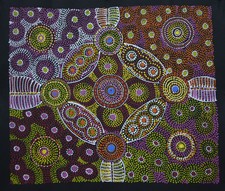 Authentic Australian Indigenous/Aboriginal Painting Art Warrina Designs