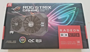 ASUS ROG Strix Radeon RX 570 OC 8GB GDDR5 Grafikkarte wenig gelaufen Top Zustand - Afbeelding 1 van 4