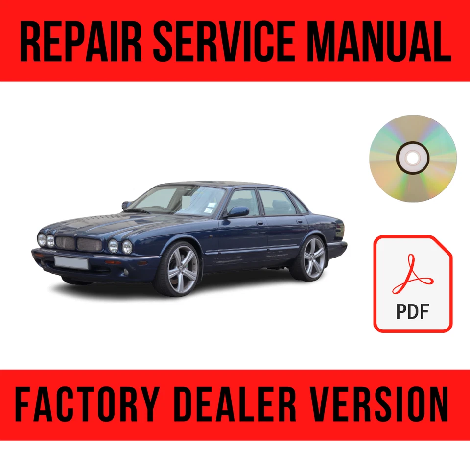 Jaguar XJ8 1998-2003 manual de reparación de fábrica + cableado Foto 1 de 1