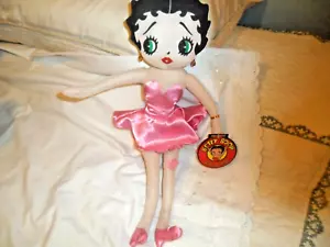 BETTY BOOP -BRIGHT PINK DRESS 'MARI LYN" VINTAGE DOLL - 18" - 1999 - Picture 1 of 9