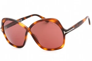 TOM FORD FT1013 52Y Sunglasses Dark Havana Frame Violet Lenses 64mm - Picture 1 of 4