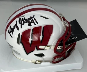 WI Badgers Running Back GARY ELLERSON Signed Riddell Speed Mini Helmet AUTO - Picture 1 of 1