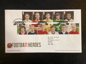 GB 2013 Football Heroes FDC (1ª edición), Royal Mail, Wembley especial Pmk (K891) - Imagen 1 de 1