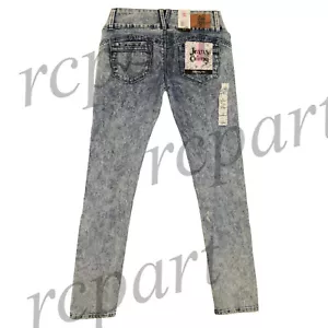 Neu Jeans Colony Damenjeans Stiefelschnitt weiches Denim dünne Passform blau Größe 1-13 - Bild 1 von 2