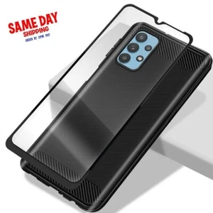 For Samsung Galaxy A32 5G SM-A326U Tempered Glass Screen Protector Silicone Case - Foto 1 di 1