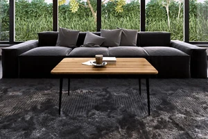 Couchtisch Aluk Wildeiche massiv 110x60 Tisch Neu - Bild 1 von 3