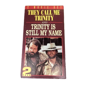 They Call Me Trinity & Trinity Is Still My Name VHS 2 Pack Movie Set New Sealed - Picture 1 of 3