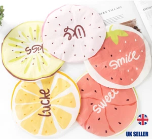 Shower Cap Fruit Patterns for Women/Kids With Lace Elastic Band Protective Cap  - Picture 1 of 7