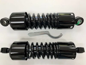 Honda 85 86 VT1100C Shadow Heavy Duty 11" Short Black Bobber Shocks - Picture 1 of 1