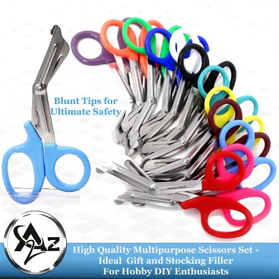 Últimas tijeras de corte de cuero de alta resistencia de 12 piezas para tela resistente, tapicería, denim Foto 1 de 4