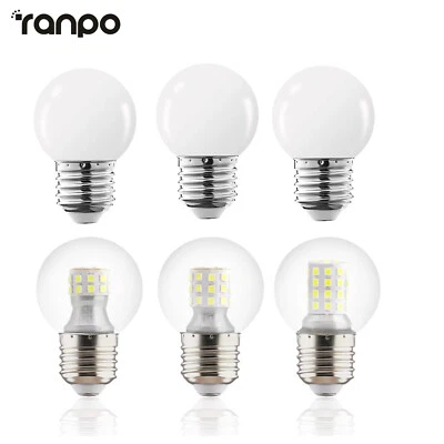220V E27 G45 5W 7W 9W G45 LED Globe Light Bulbs SMD 240V White Lamp High Power - Image 1 of 4