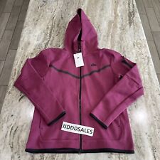 Nike Sportswear Tech Fleece Full Zip Hoodie Rosewood Medium -TALL CU4489-653