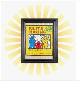Keith Haring Pop Urban Art Social Justice Warrior Drawing Autograph Picture Sex - Picture 1 of 7