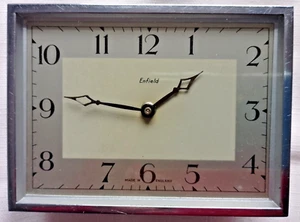 Original ENFIELD small art-deco desk clock - mechanical wind up - needs checking - Picture 1 of 4