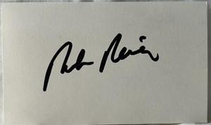Rob Reiner American Actor Film Maker Signature on Index Card Original