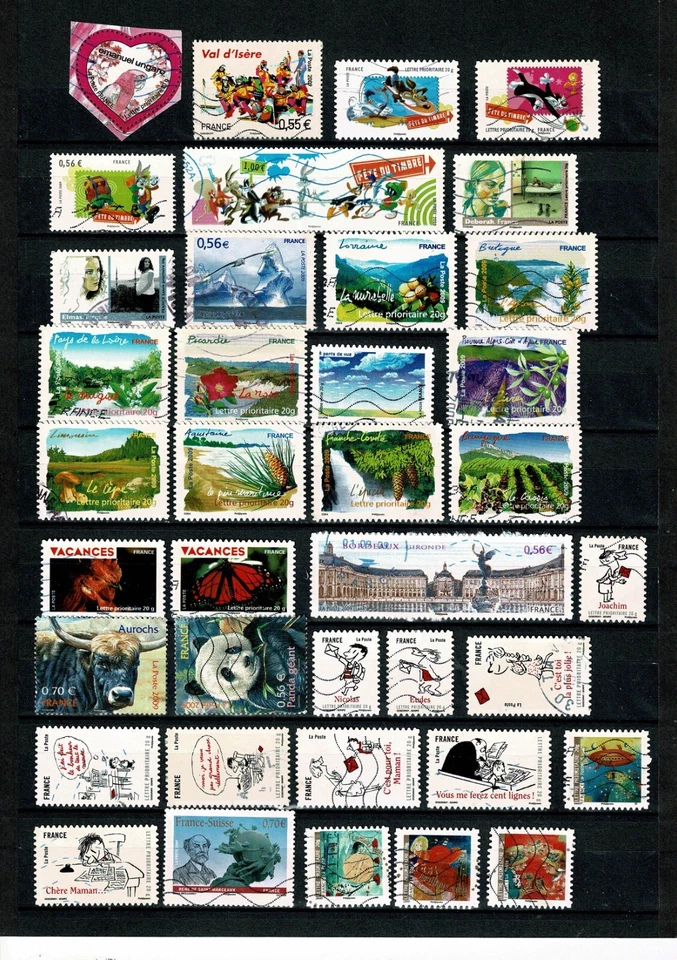 U9534 FRANCE 2009  An useful collection of used stamps - Image 1 of 1