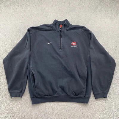 Nike Team St. de colección Sudadera Cloud State University MN Softbol 1/4 Cremallera Talla M Foto 1 de 4