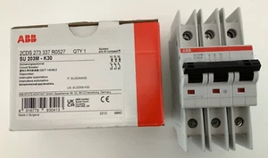 NEU ABB SU 203M K 30A SCHUTZSCHALTER SU 203M-K30 2CDS 273 337 R0527 - Bild 1 von 2