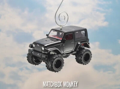 Jeep Wrangler Rubicon X 2014 negro elevado techo rígido adorno de Navidad ilimitado Foto 1 de 4