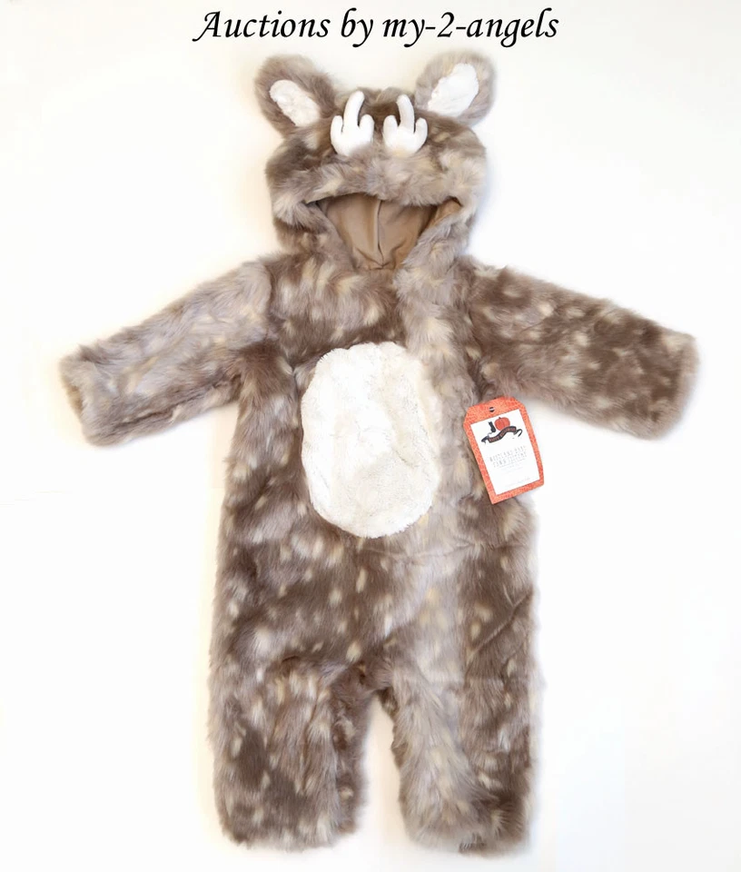 NUEVO Pottery Barn Niños Halloween Bebé Ciervo Bosque DISFRAZ 0-6 MOS 0-3 3-6 *prevatillo Foto 1 de 1