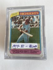 1979 - 80s Highlights Topps Baseball Cards -Set of 90 Cards Pete Rose Ships free