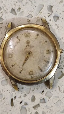 Reloj Zodiac Cal 1094 Vintage No Funciona Para Piezas Chapado en Oro Foto 1 de 4
