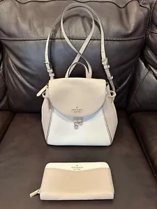Bolso Bandolera Kate Spade New York Leila Solapa Mediana - Beige - Imagen 1 de 16