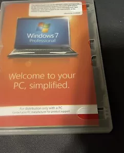 NEU Microsoft Windows 7 Professional 32 Bit Englische Version DVD - Bild 1 von 2