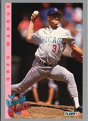 1993 Fleer #707 Greg Maddux - Image 1 of 2