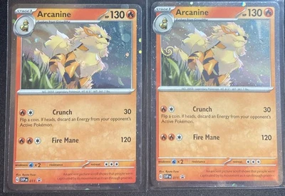 Arcanine 011 Holo 3-Pack Blister Promo - Double Swirl Fart ? NM - Image 1 of 3
