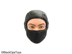 1/6 Scale Toy Guard - Asian Male Head Sculpt w/Mask & Neck Toque - Picture 1 of 9