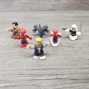 Hasbro Marvel Spider-Man Fighter Pods Figura Lote de 6 Figuras Hero’s Villains 1” - Imagen 1 de 5