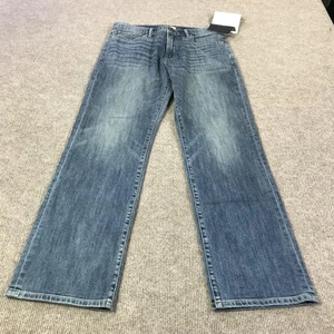 Lucky Brand Jeans Mens 32x32 Blue 181 Relaxed Straight Stretch Denim Zip Fly - Picture 1 of 12