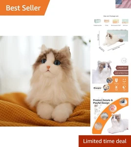 Giocattolo per gatti di peluche realistico per anziani e bambini - Foto 1 di 11