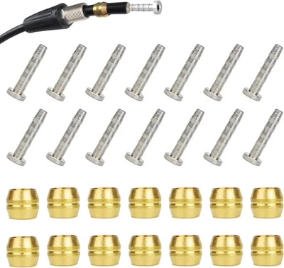 14 PIEZAS BH90 Freno Oliva y Barba - Latón Acero Oliva  Foto 1 de 4