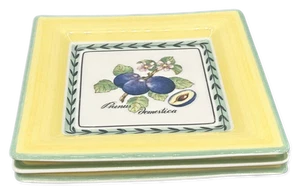 Villeroy & Boch French Garden Fleurence Square Salad Plate Prune - Picture 1 of 4