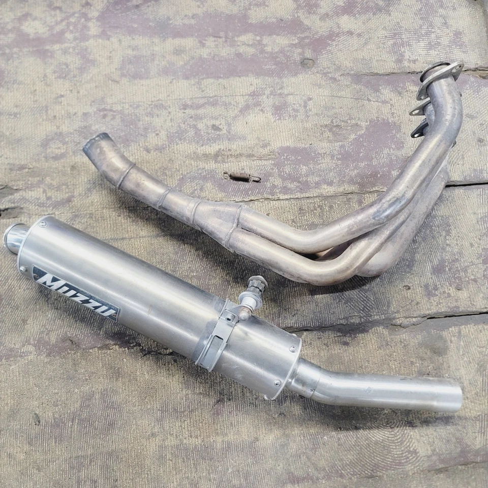03-06 KAWASAKI Z1000 MUZZY EXHAUST PIPE MUFFLER SLIP ON SILENCER SET PAIR Dented - Image 1 of 4
