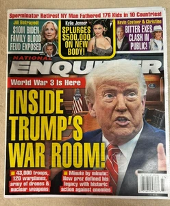 National Enquirer 7. Juli ~ In Trumps Kriegszimmer! - Bild 1 von 1