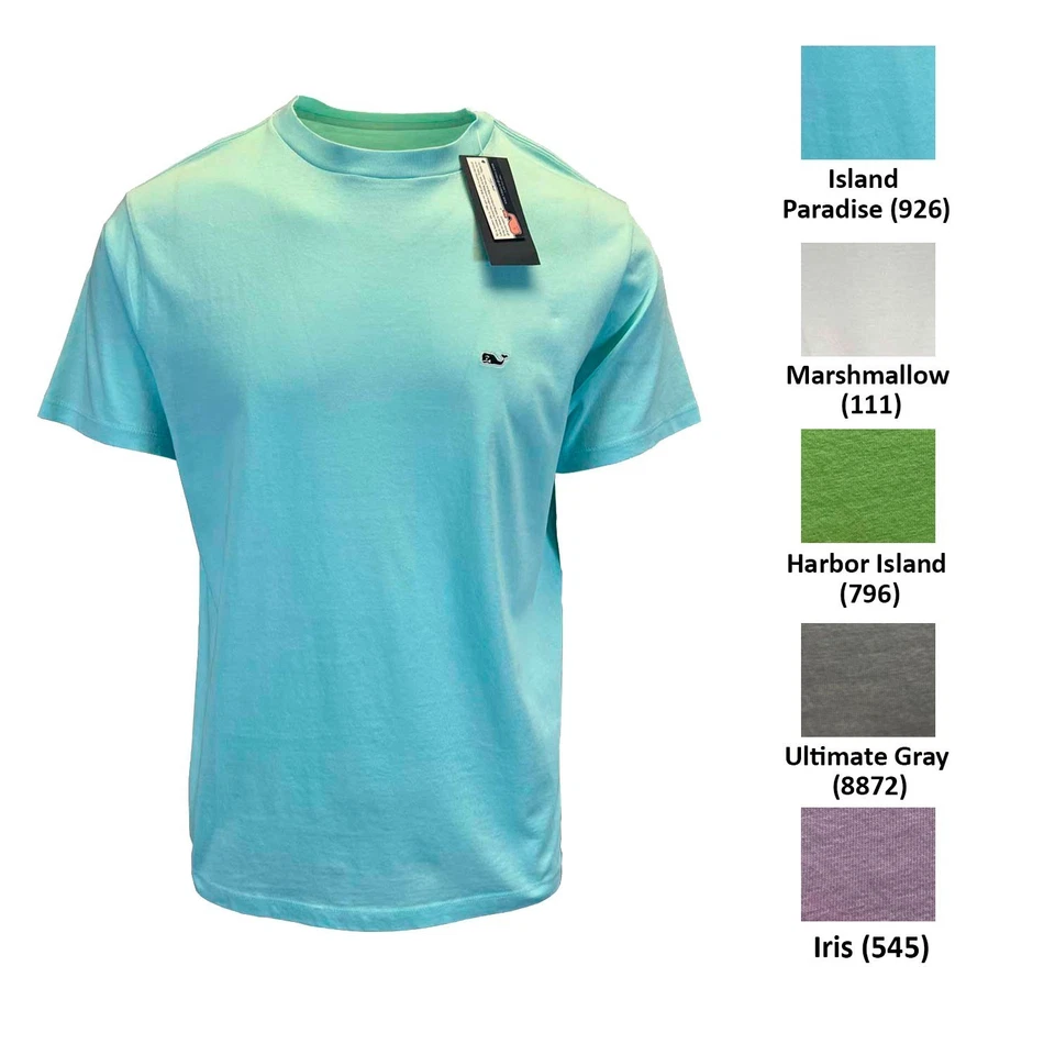 Vineyard Vines Men's T-Shirt Sun Washed Whale Embroidered Short Sleeve Tee - Image 1 of 1