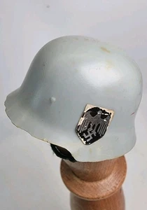 Vintage Action Man German Helmet with Elastic Chin Strap Original Palitoy VAM - Picture 1 of 7