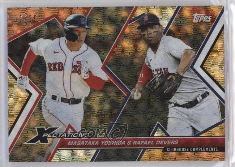 2023 Topps Xpectations Circuit Citrus Foil /25 Masataka Yoshida #62 Rookie RC - Image 1 of 2