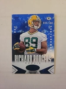 RICHARD RODGERS 2014 Panini Certified Blue Camo Rookie #035/100 - Picture 1 of 3